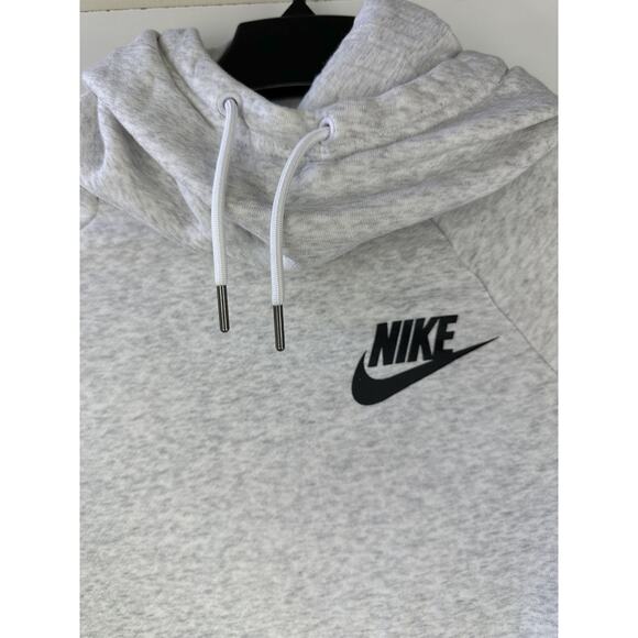 Nike 2-Piece Set Rally Funnel Neck Hoodie & Sweatpants Gray Women's Size XS - Picture 5 of 16